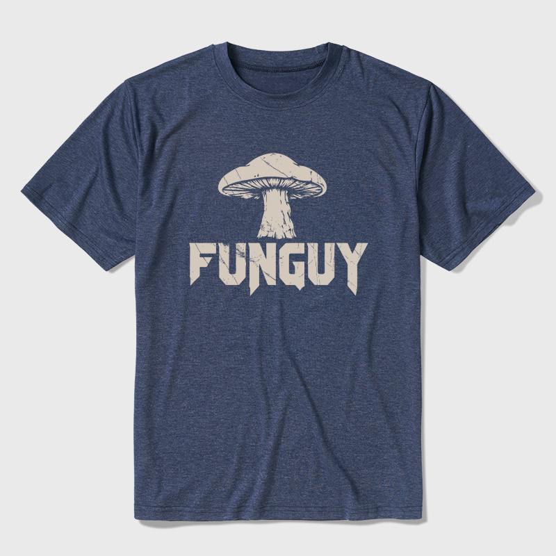 Fungi Fun Guy Funny Ultra Soft Heather Tee
