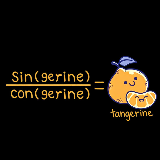 Tangerine Math Pun Geek T-Shirt