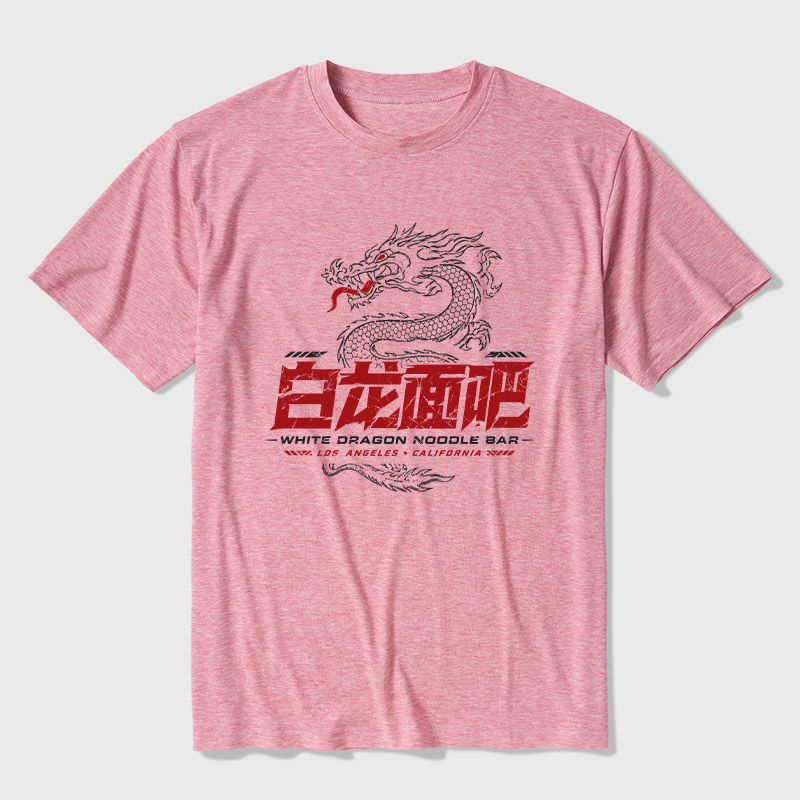 White Dragon Noodle Bar Ultra Soft Heather Tee