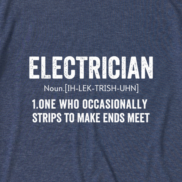 Electrical Engineer Technician Funny Definition Ultra Soft Heather Tee