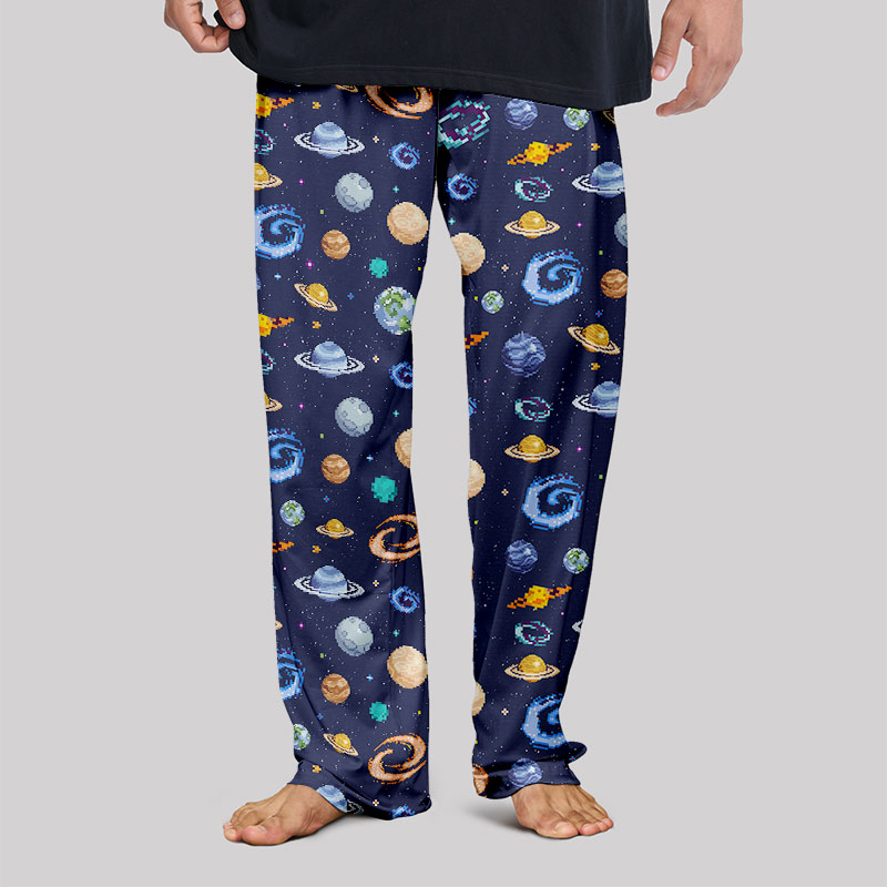 Pixel Galaxy Geek Loungewear Pants