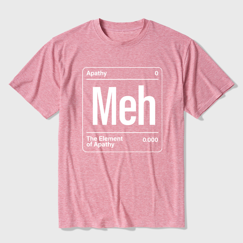 The Element of Apathy Ultra Soft Heather Tees