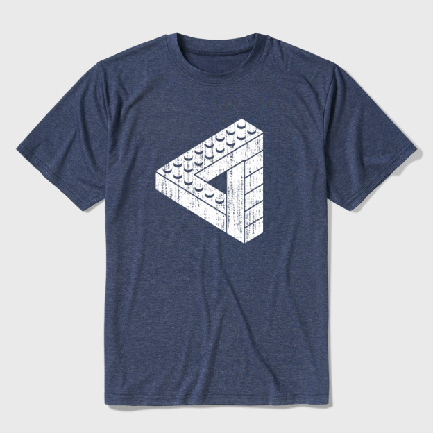 Escher Toy Bricks Ultra Soft Heather Tee