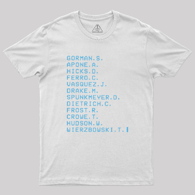 Colonial Marines [Death Order] Geek T-Shirt