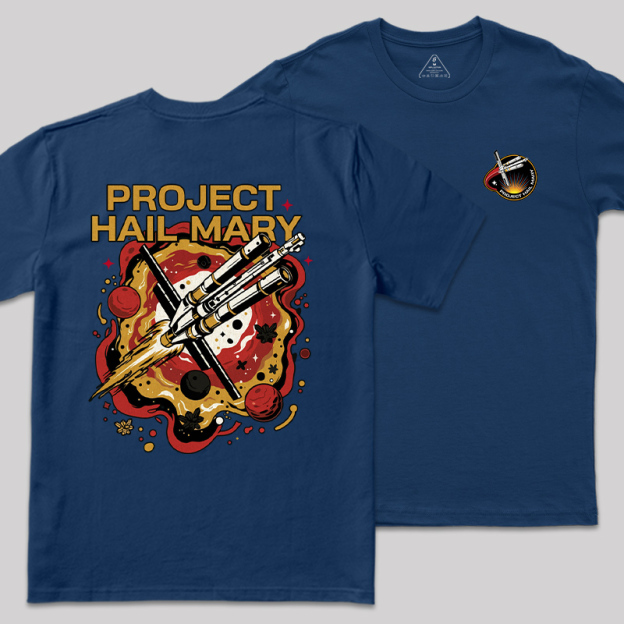 Hail Mary Ignition Front and Back Printed T-Shirt