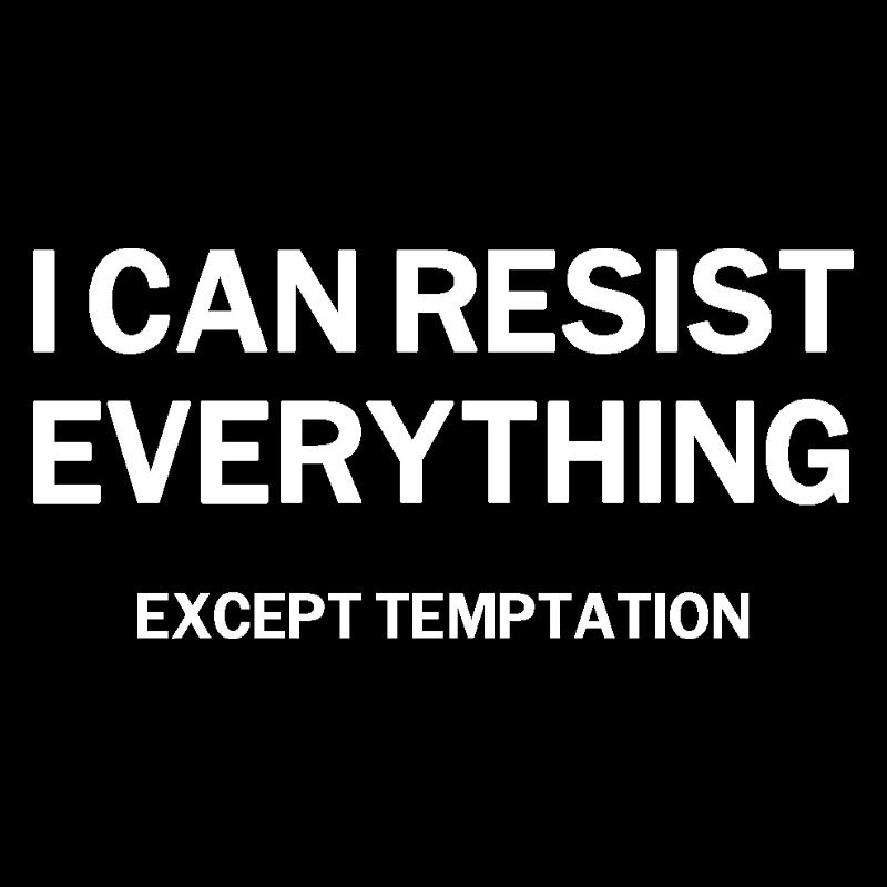 Except Temptation Geek T-Shirt