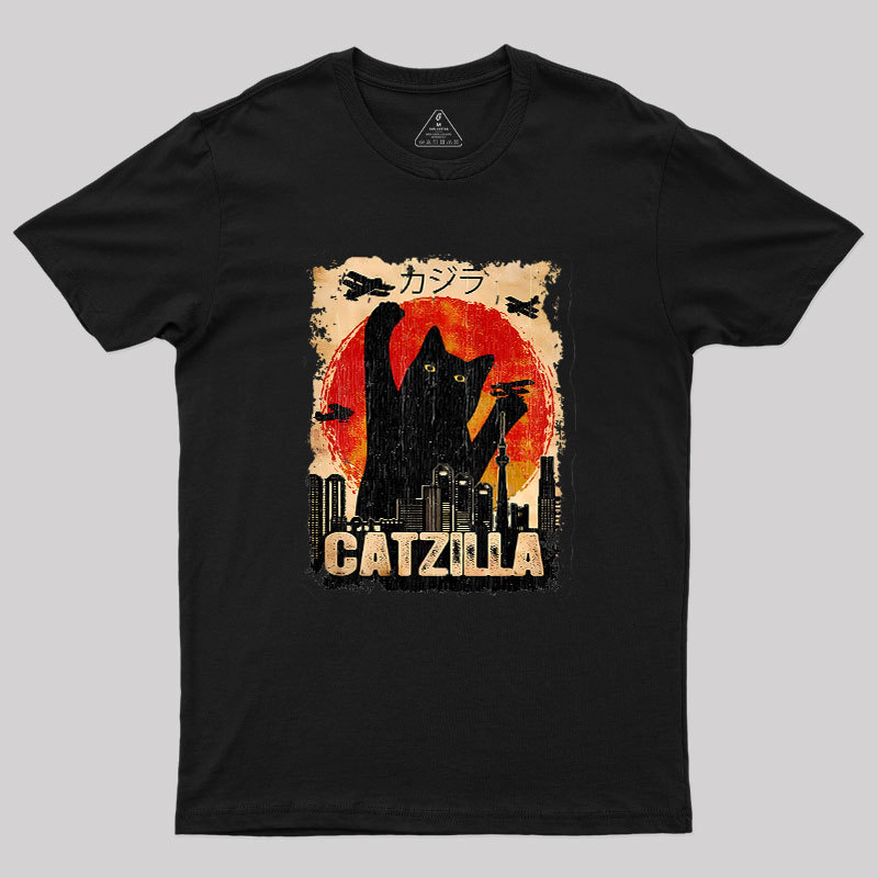 Black Cat Geek T-Shirt