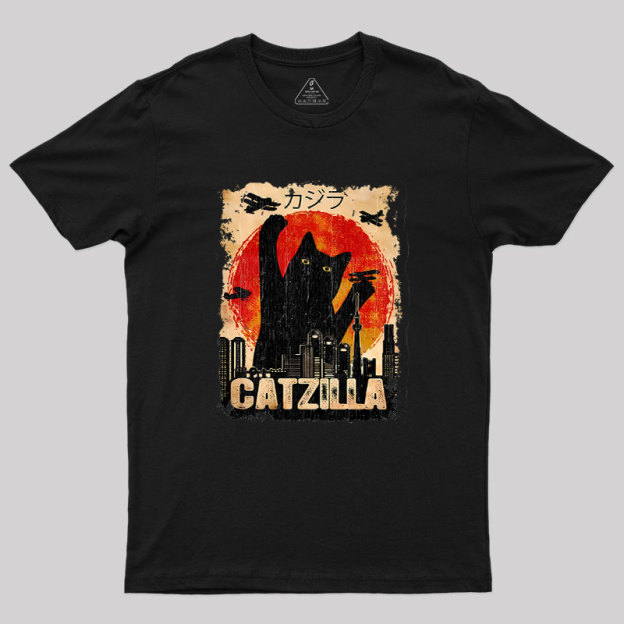 Black Cat Geek T-Shirt