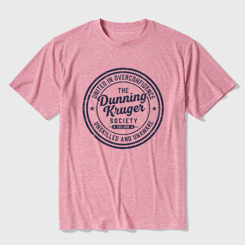 The Dunning-Kruger Society Ultra Soft Heather Tee