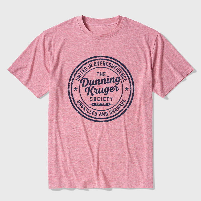 The Dunning-Kruger Society Ultra Soft Heather Tee