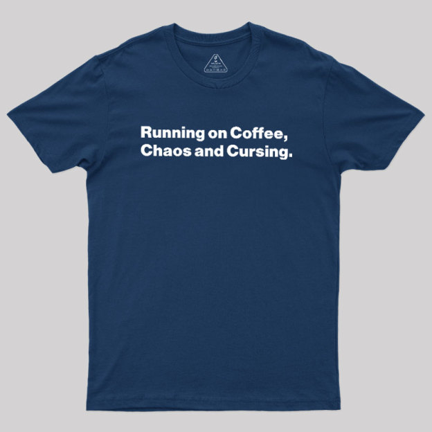 Running on Coffee Geek T-Shirt