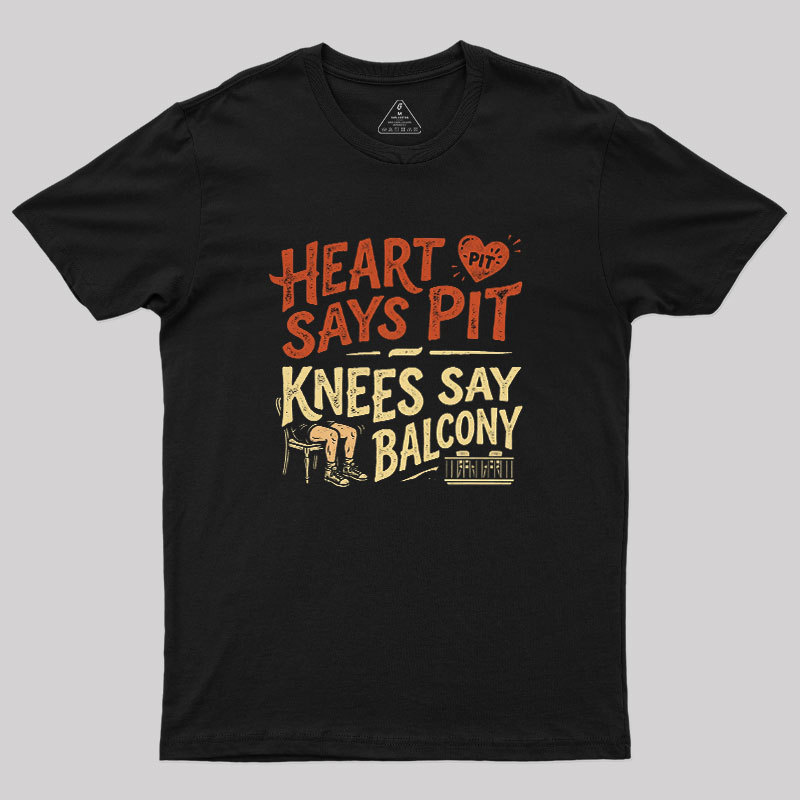 Heart Says Pit Geek T-Shirt