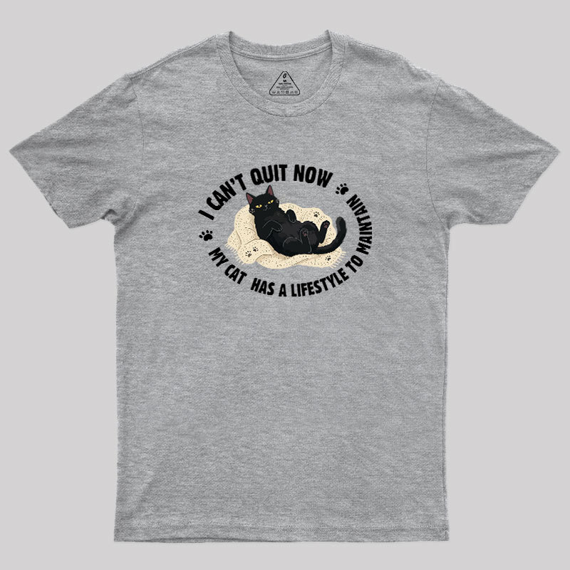 Feline Priorities Geek T-Shirt
