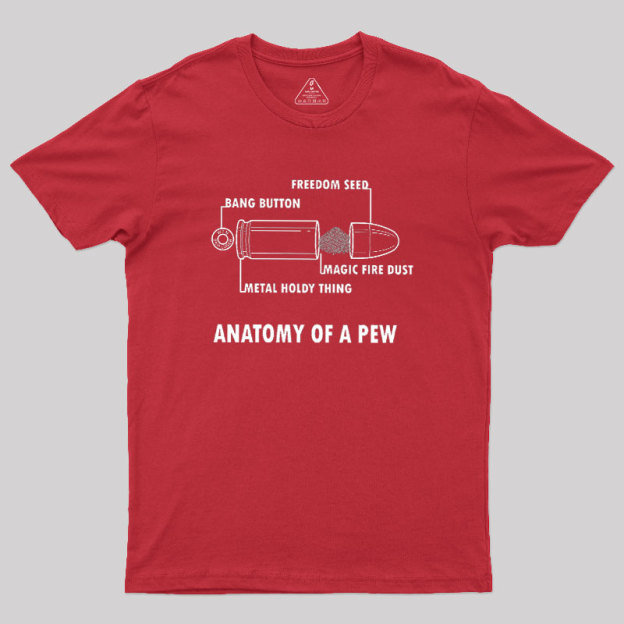 ANATOMY OF A PEW Geek T-Shirt