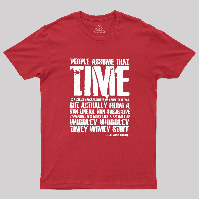 Wibley Wobbley Timey Wimey Geek T-Shirt