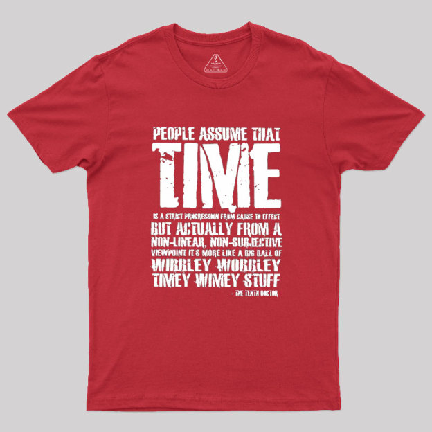 Wibley Wobbley Timey Wimey Geek T-Shirt