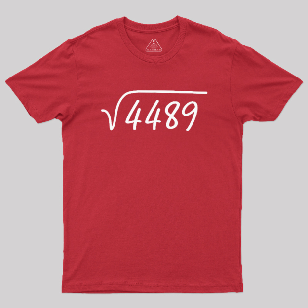 67 Meme Square Root Geek T-Shirt