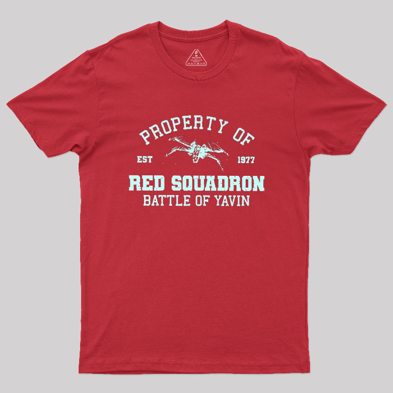 Property Of Red Squadron7 Geek T-Shirt