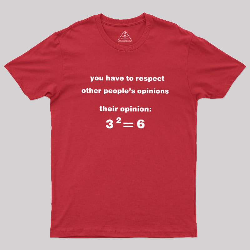 THeir Opinion Be Like Geek T-Shirt