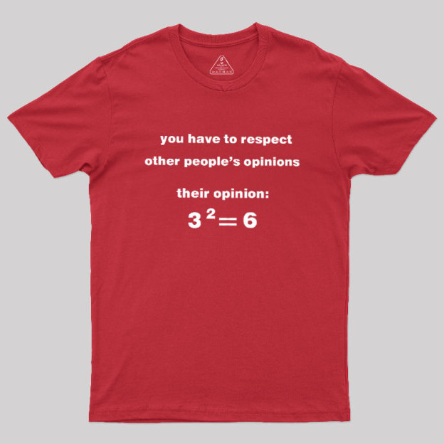 THeir Opinion Be Like Geek T-Shirt