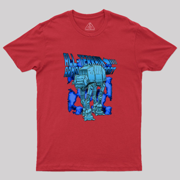 Mega Terrain Mecha Transport Geek T-Shirt