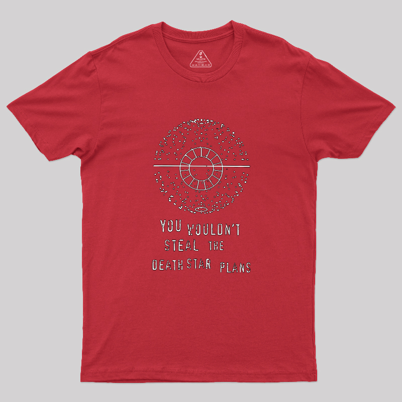 Death Star Plans Geek T-Shirt
