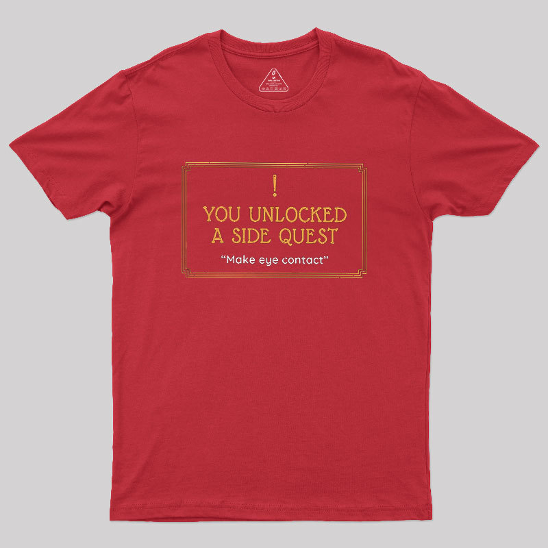 Unlocked Side Quest Geek T-Shirt