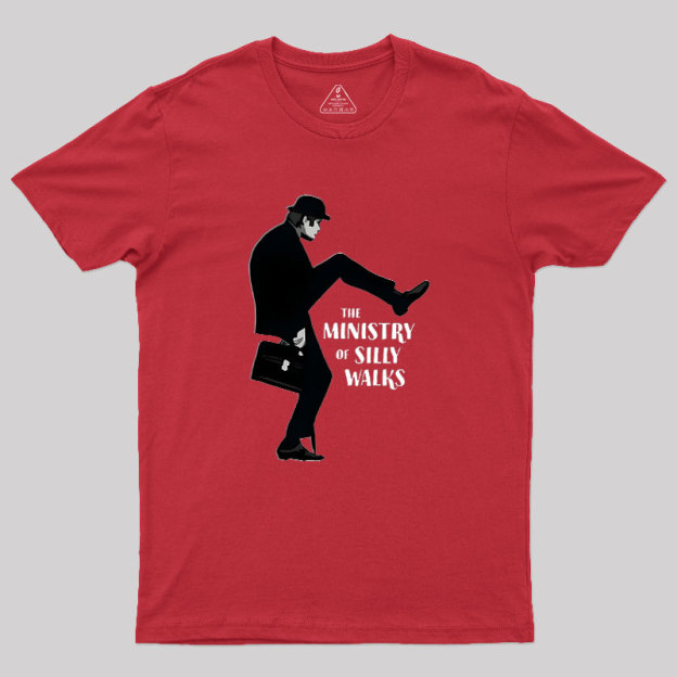 The Ministry Of Silly Walks Geek T-Shirt