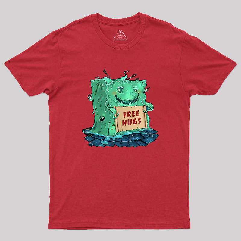 Gelatinous Cube free hugs Geek T-Shirt