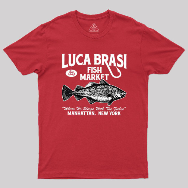 Luca Brasi Fishing Charters Geek T-Shirt