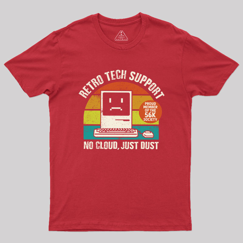 RETRO TECH SUPPORT Geek T-Shirt