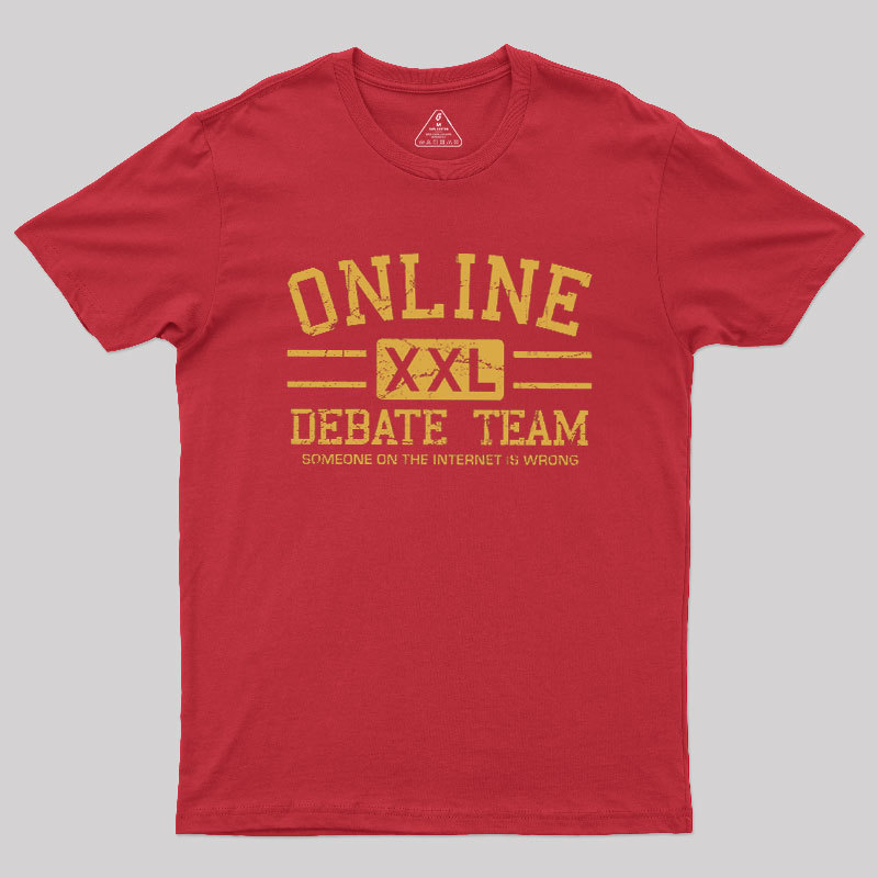 Online Debate Team Geek T-Shirt