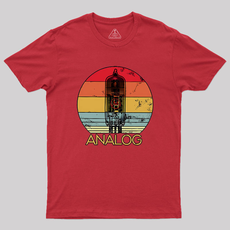 Vacuum Tube Analog Geek T-Shirt