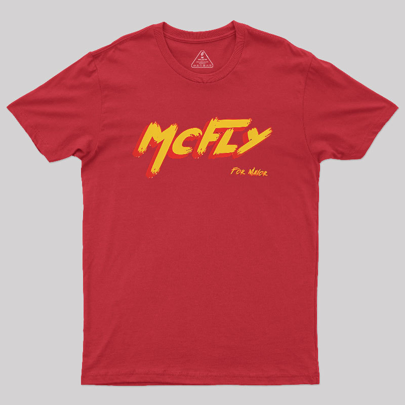 McFly For Mayor Geek T-Shirt