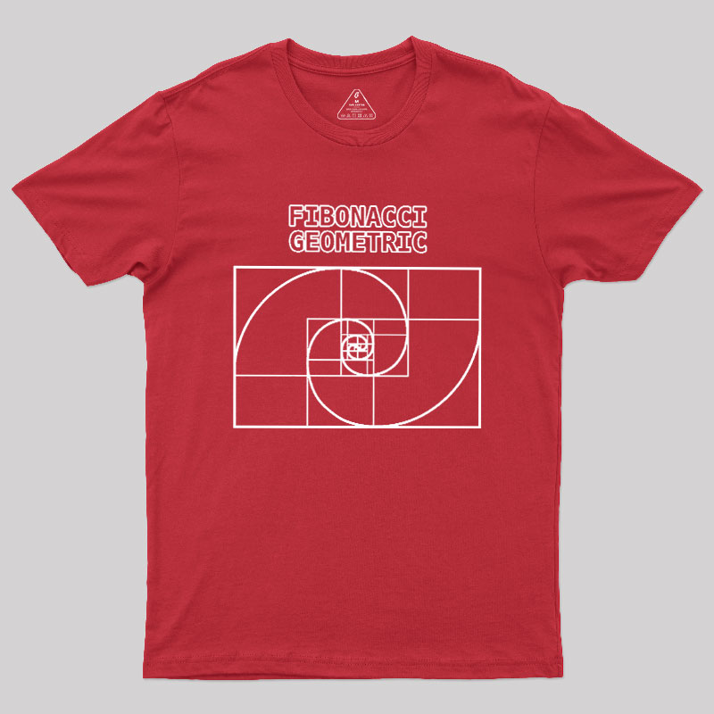 Fibonacci Geometric Geek T-Shirt