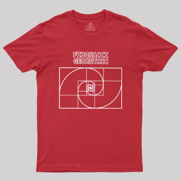 Fibonacci Geometric Geek T-Shirt