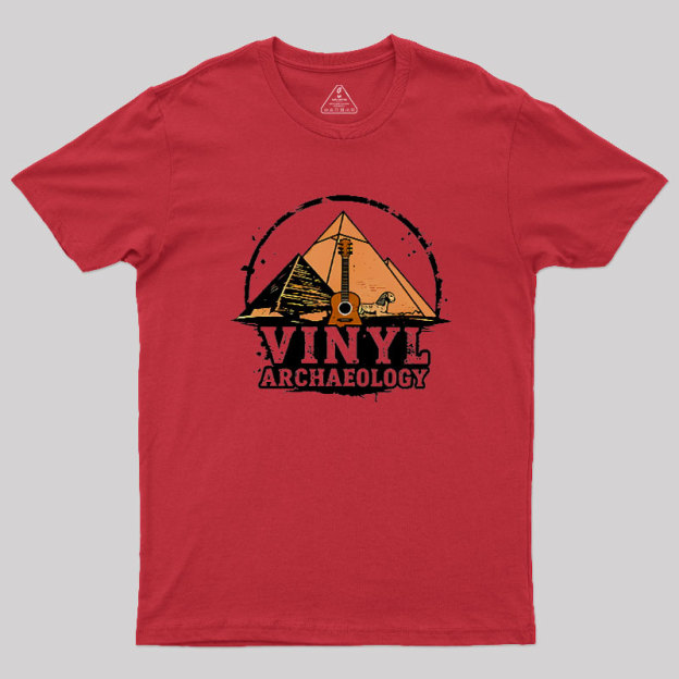 Vinyl Archaeology Geek T-Shirt