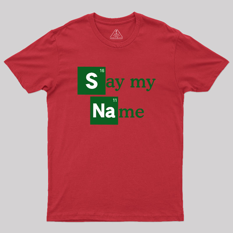 Elemental Name Geek T-Shirt