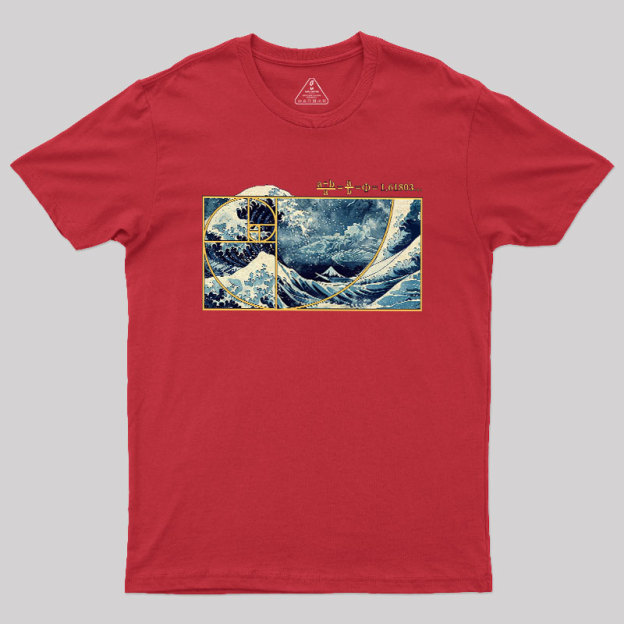 The Great Fibonacci Wave Science Geek T-Shirt