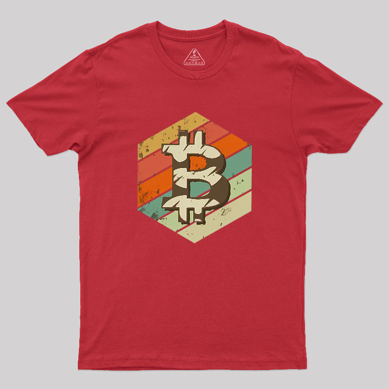 Retro Bitcoin Geek T-Shirt