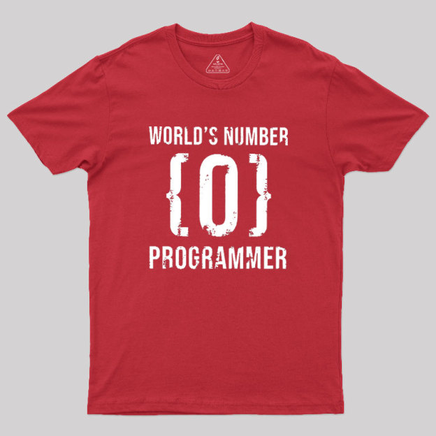 World's Number Programer Geek T-Shirt