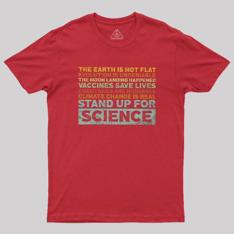 Stand Up For Science Geek T-Shirt