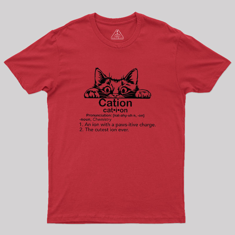 Cat-tion Geek T-Shirt
