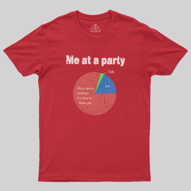 Me At A Party Geek T-Shirt