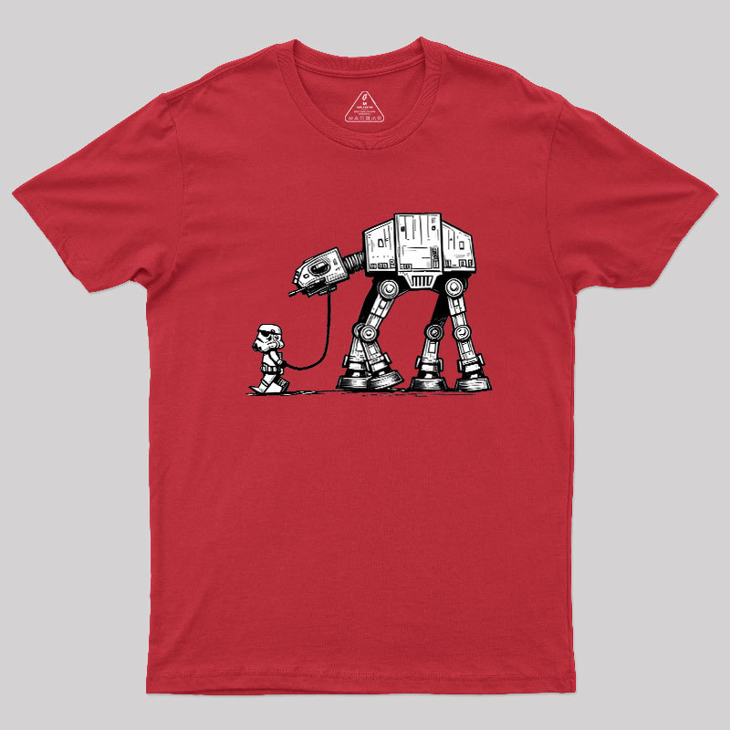 Empire Robot Dog-Star Battles Geek T-Shirt