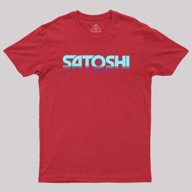 Satoshi Nakamoto Geek T-Shirt