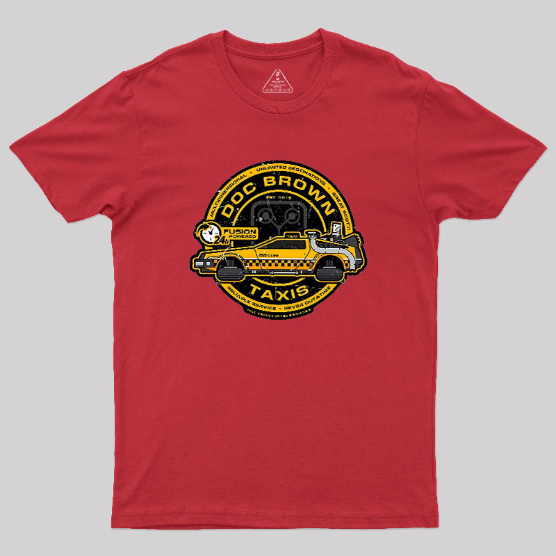 Doc Brown Taxis Geek T-Shirt