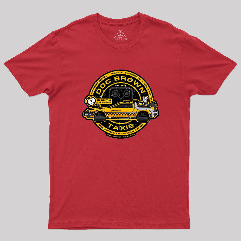 Doc Brown Taxis Geek T-Shirt