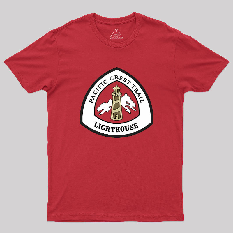 Lighthouse's 2025 PCT Trek Geek T-Shirt