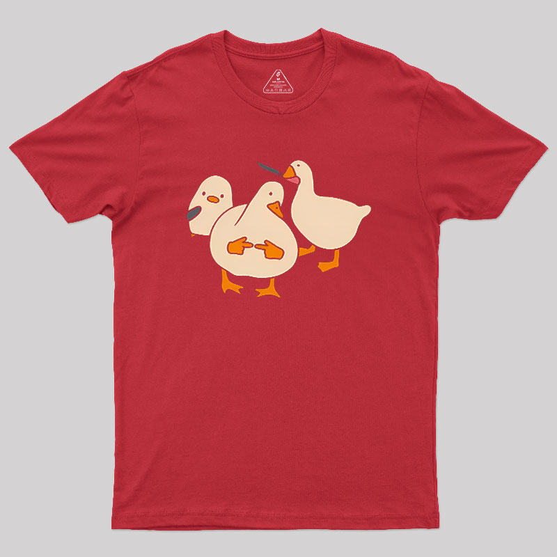 Duck Drama Artwork Geek T-Shirt